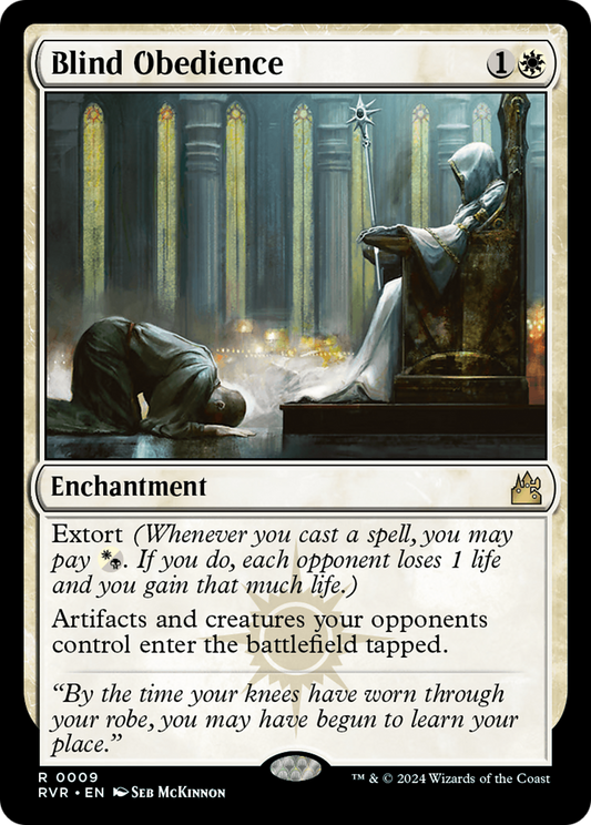 Blind Obedience [Ravnica Remastered] [Foil]