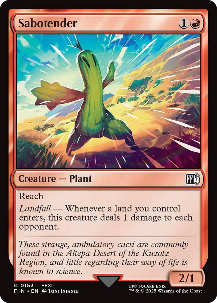 Sabotender [FINAL FANTASY] [Foil]