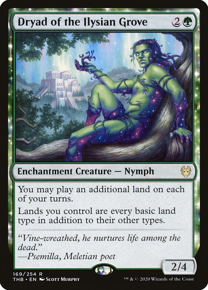 Dryad of the Ilysian Grove [Theros Beyond Death] [Foil]