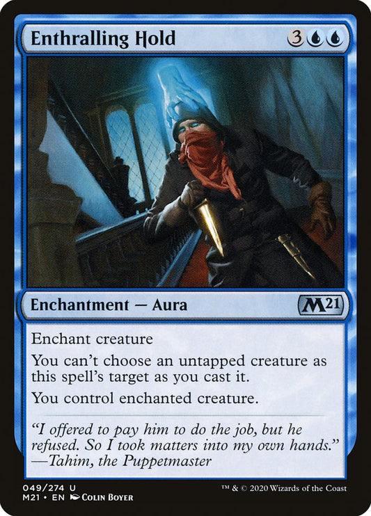 Enthralling Hold [Core Set 2021] [Foil]