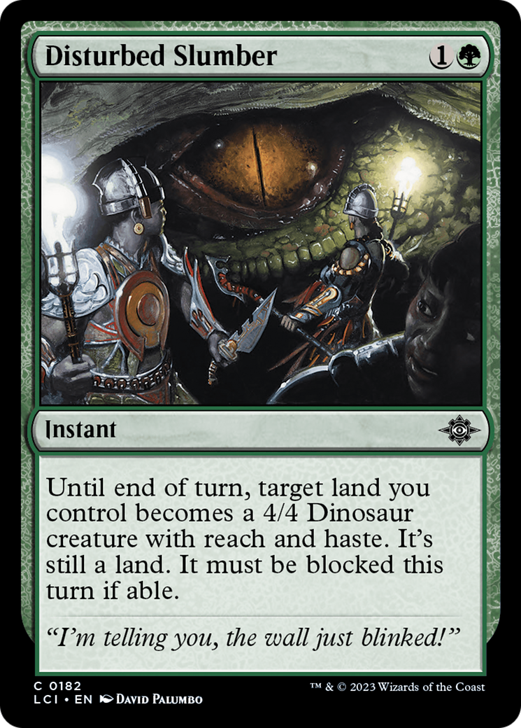 Disturbed Slumber [The Lost Caverns of Ixalan] [Foil]