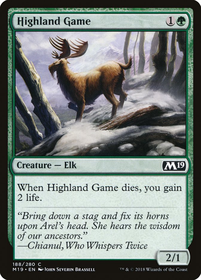 Highland Game [Core Set 2019] [Foil]