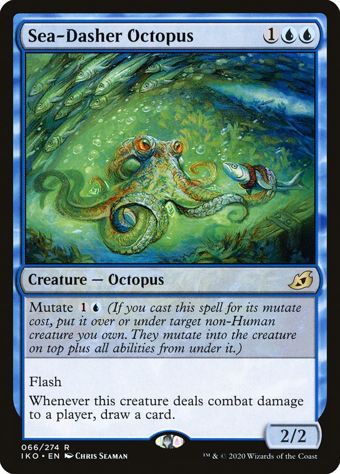 Sea-Dasher Octopus [Ikoria: Lair of Behemoths] [Foil]