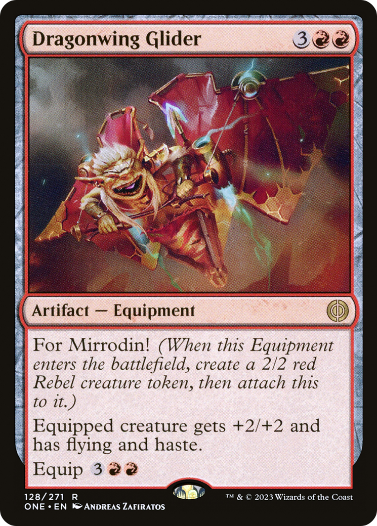 Dragonwing Glider [Phyrexia: All Will Be One] [Foil]