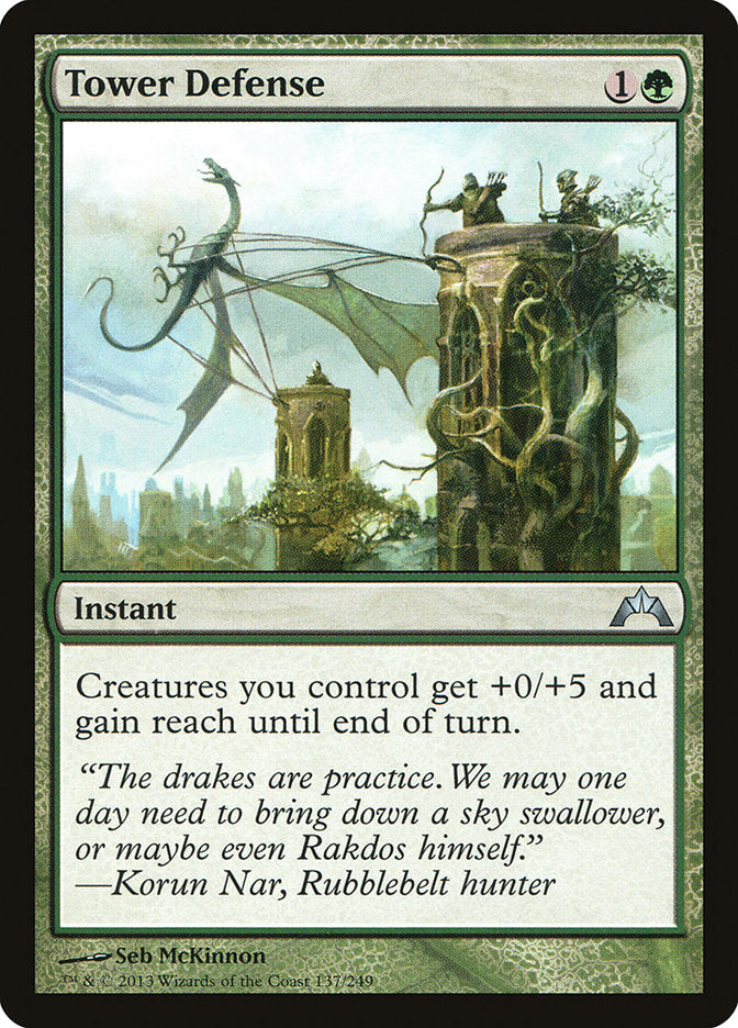 Tower Defense [Gatecrash] [Foil]