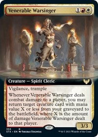 Venerable Warsinger (Extended Art) [Strixhaven: School of Mages] [Foil]