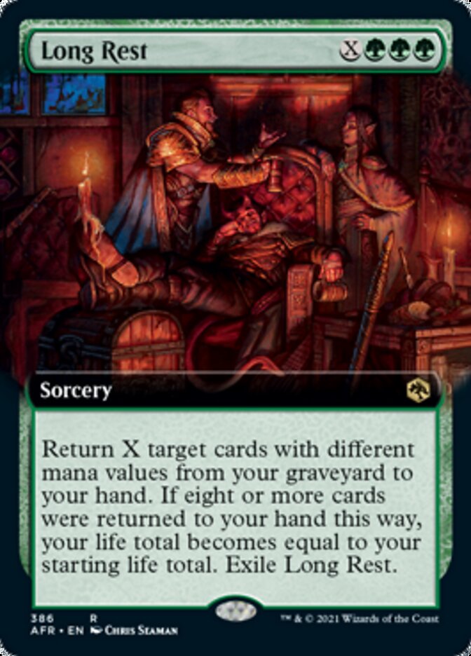 Long Rest (Extended Art) [Dungeons & Dragons: Adventures in the Forgotten Realms] [Foil]