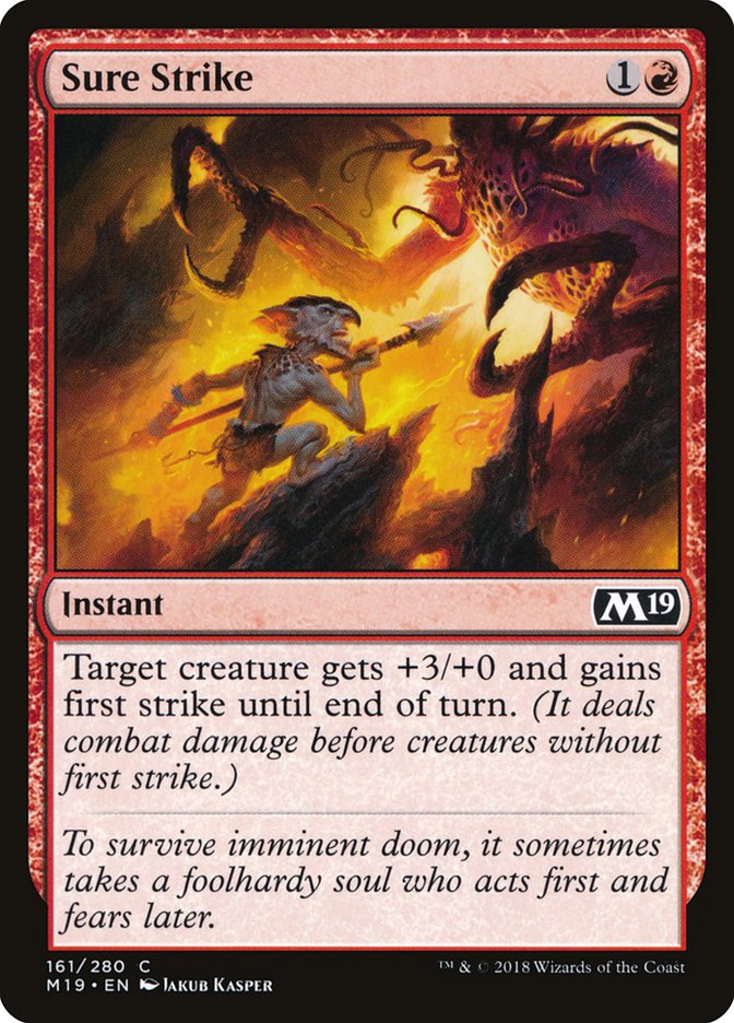 Sure Strike [Core Set 2019] [Foil]