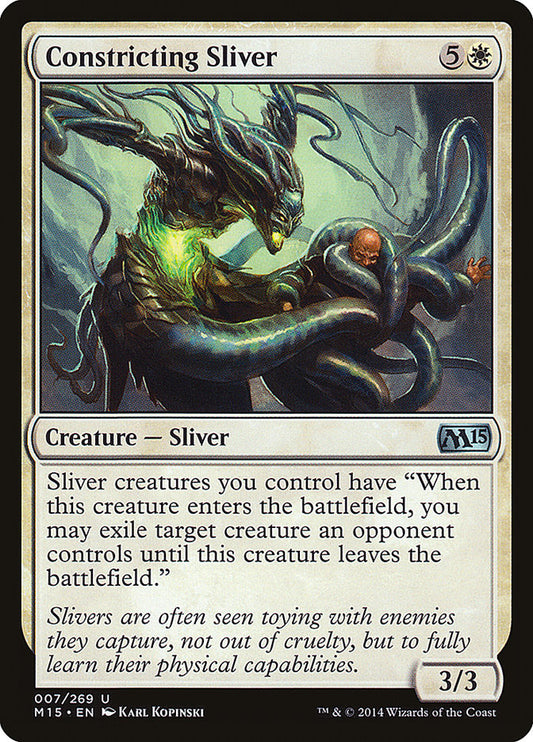 Constricting Sliver [Core Set 2015] [Foil]