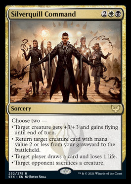 Silverquill Command [Strixhaven: School of Mages] [Foil]