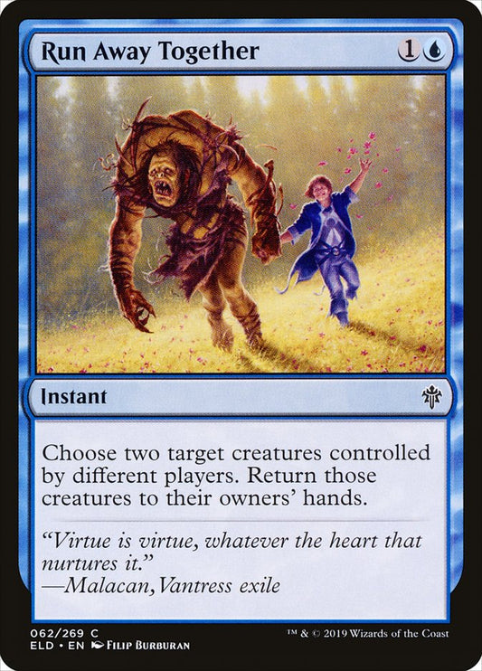 Run Away Together [Throne of Eldraine] [Foil]