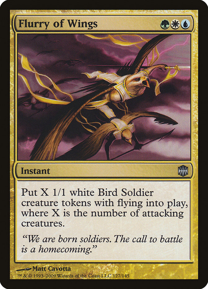 Flurry of Wings [Alara Reborn] [Foil]