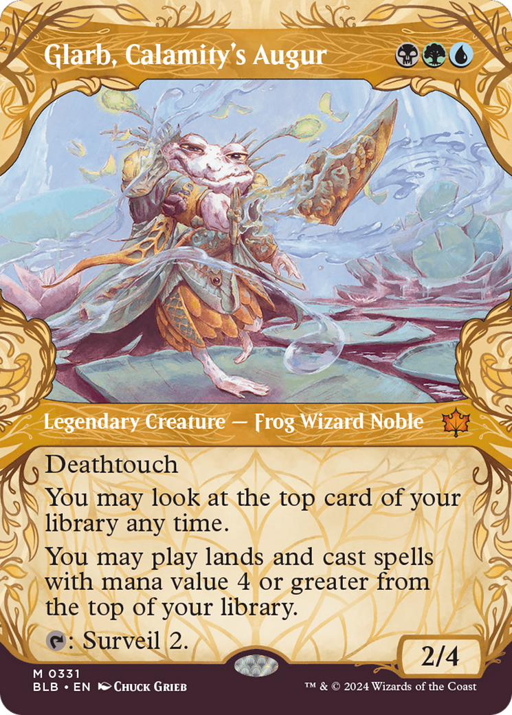 Glarb, Calamity's Augur (Showcase) [Bloomburrow] [Foil]
