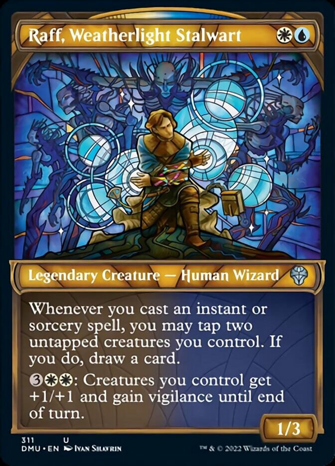 Raff, Weatherlight Stalwart (Showcase) [Dominaria United] [Foil]