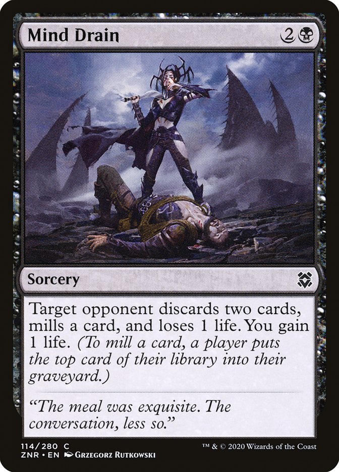 Mind Drain [Zendikar Rising] [Foil]