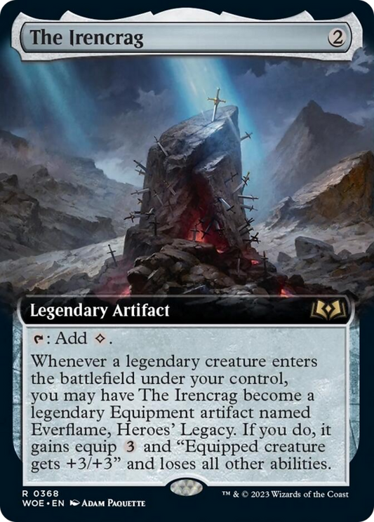 The Irencrag (Extended Art) [Wilds of Eldraine] [Foil]