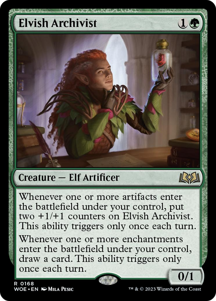 Elvish Archivist [Wilds of Eldraine] [Foil]