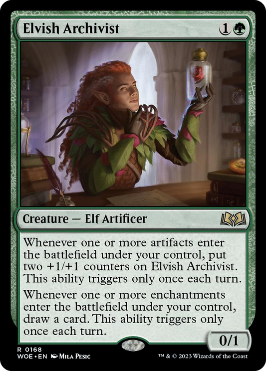 Elvish Archivist [Wilds of Eldraine] [Foil]