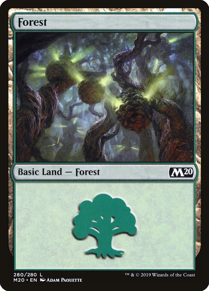 Forest (280) [Core Set 2020] [Foil]