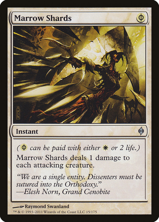Marrow Shards [New Phyrexia] [Foil]