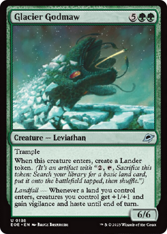 Glacier Godmaw [Edge of Eternities] [Foil]