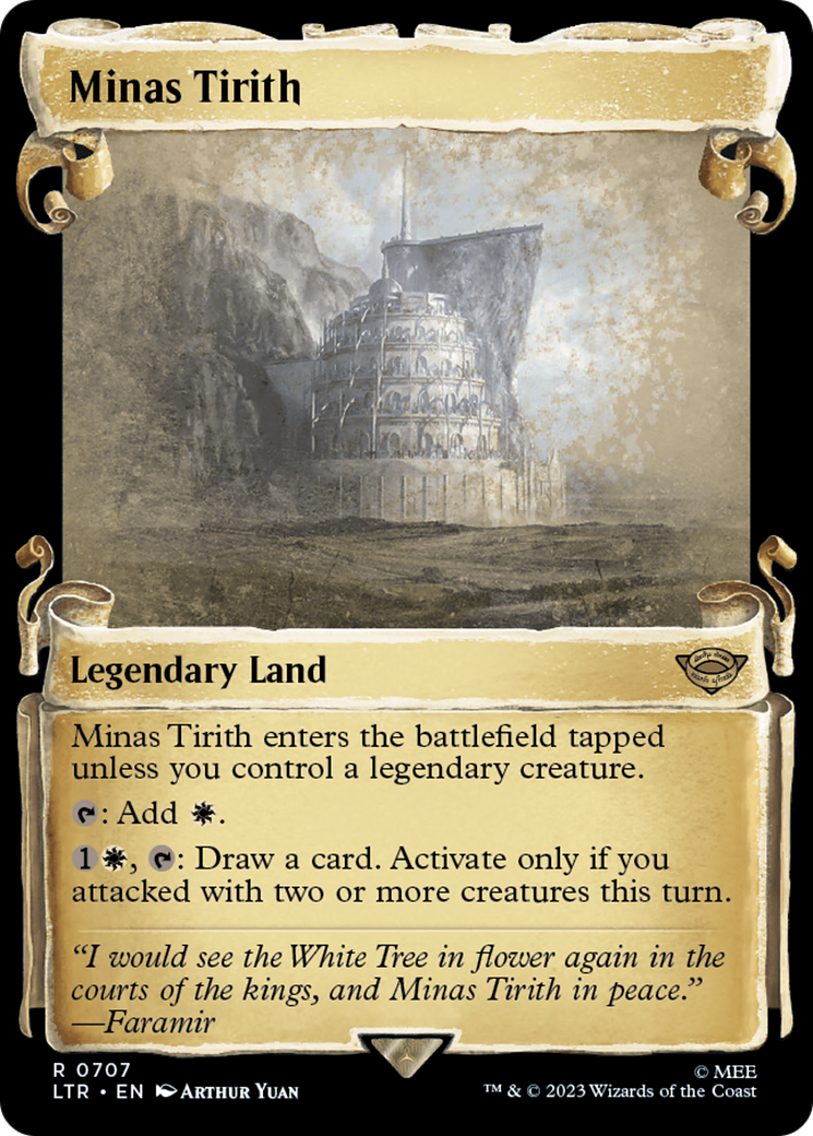 Minas Tirith [The Lord of the Rings: Tales of Middle-Earth Showcase Scrolls] [Foil]