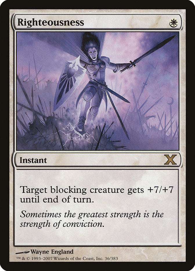 Righteousness [Tenth Edition] [Foil]