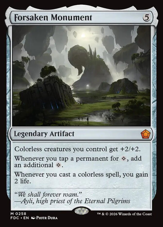 Forsaken Monument [Foundations Commander]