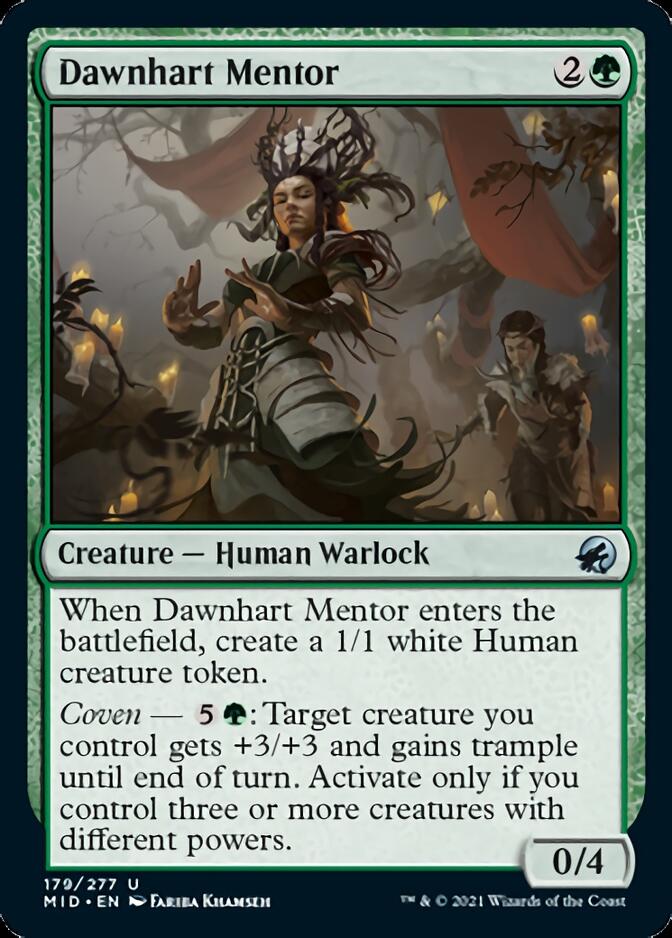 Dawnhart Mentor [Innistrad: Midnight Hunt] [Foil]