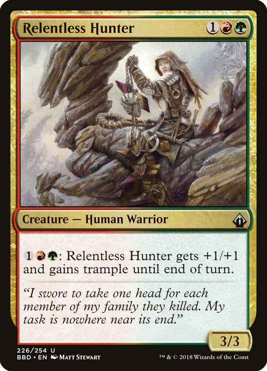 Relentless Hunter [Battlebond] [Foil]