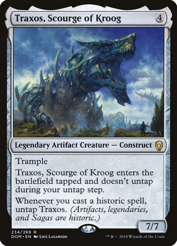 Traxos, Scourge of Kroog [Dominaria] [Foil]