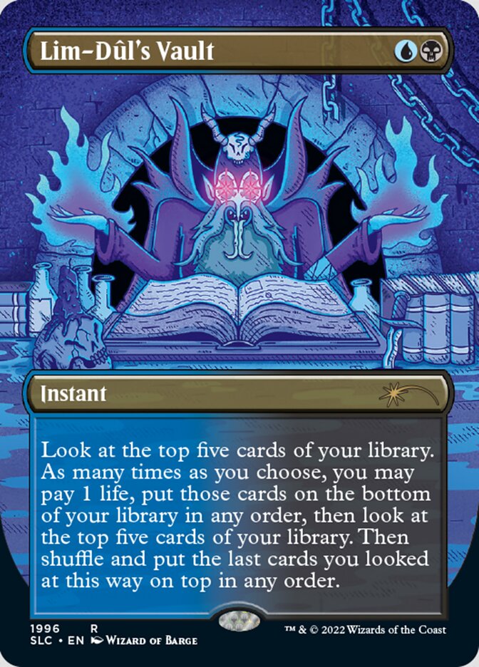 Lim-Dul's Vault (Borderless) [Secret Lair Countdown Kit] [Foil]