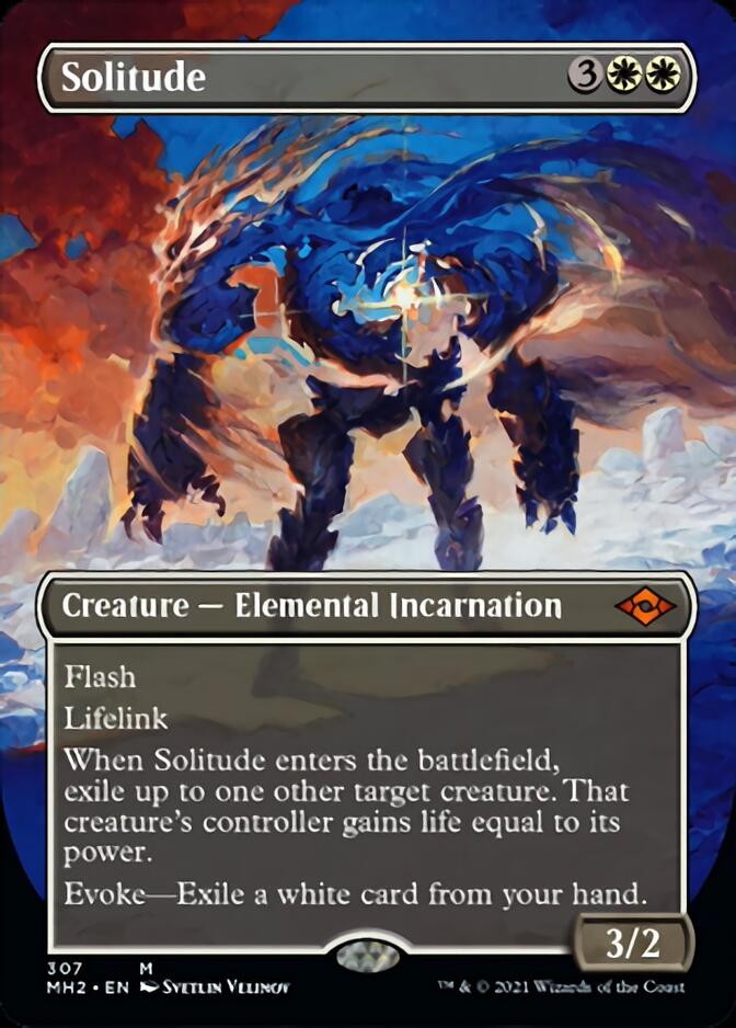 Solitude (Borderless Alternate Art) [Modern Horizons 2] [Foil]