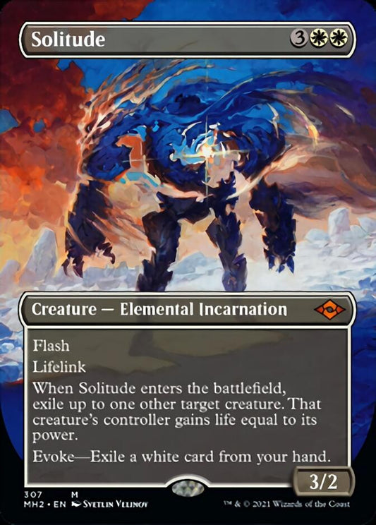 Solitude (Borderless Alternate Art) [Modern Horizons 2] [Foil]