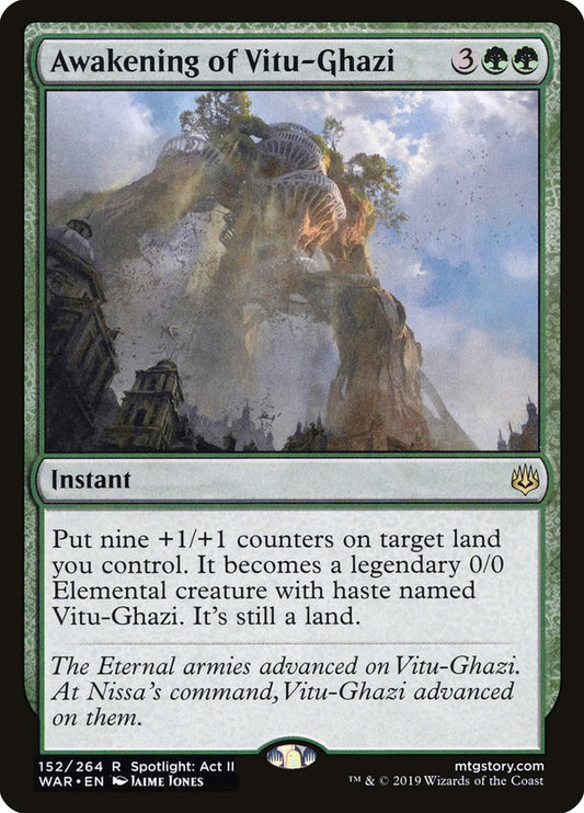 Awakening of Vitu-Ghazi [War of the Spark] [Foil]
