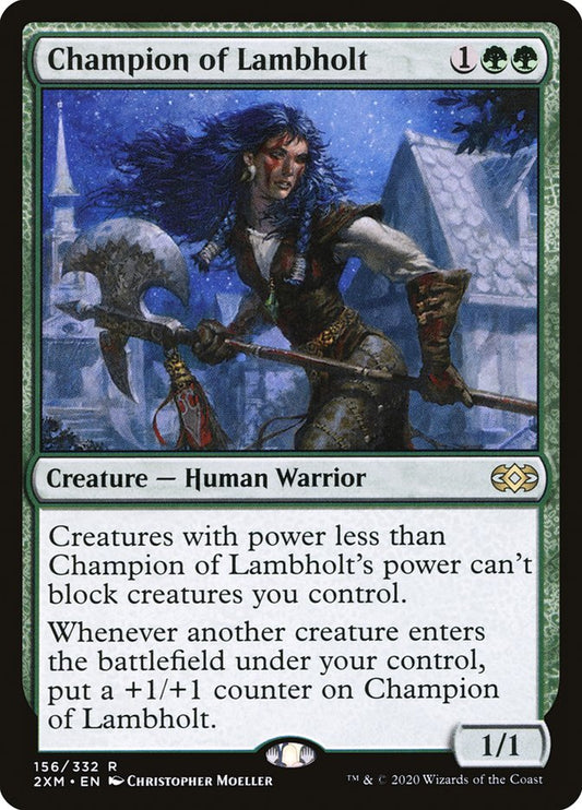 Champion of Lambholt [Double Masters] [Foil]