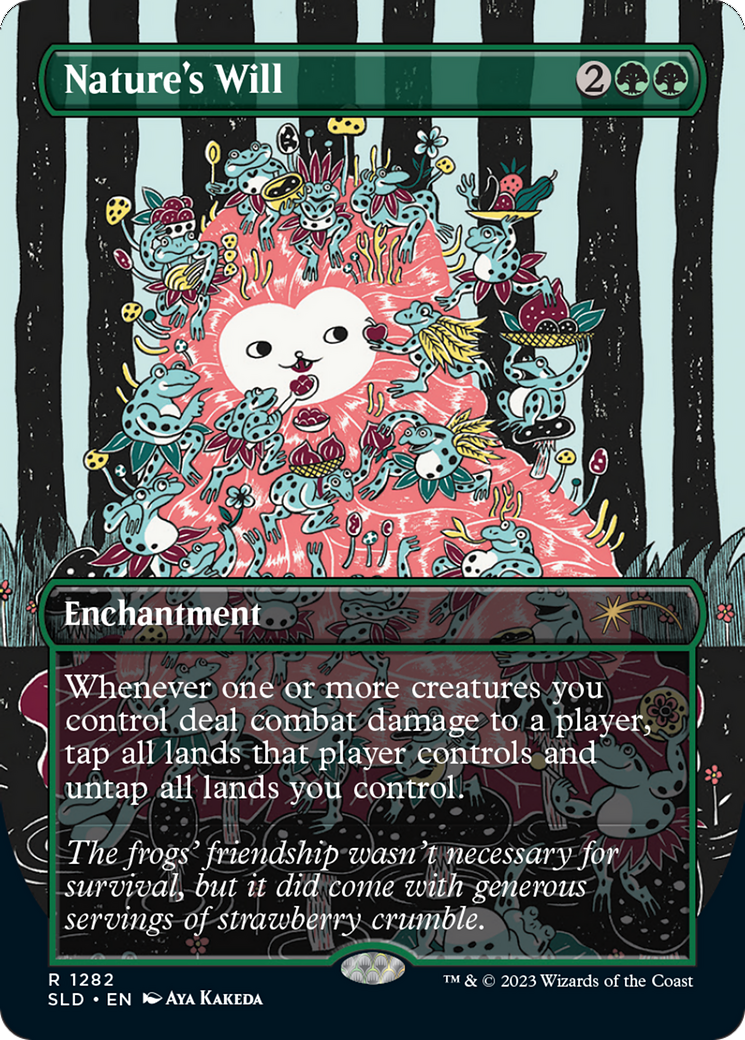 Nature's Will (Borderless) [Secret Lair Drop Series] [Foil]