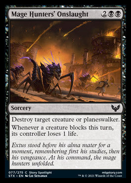 Mage Hunters' Onslaught [Strixhaven: School of Mages] [Foil]