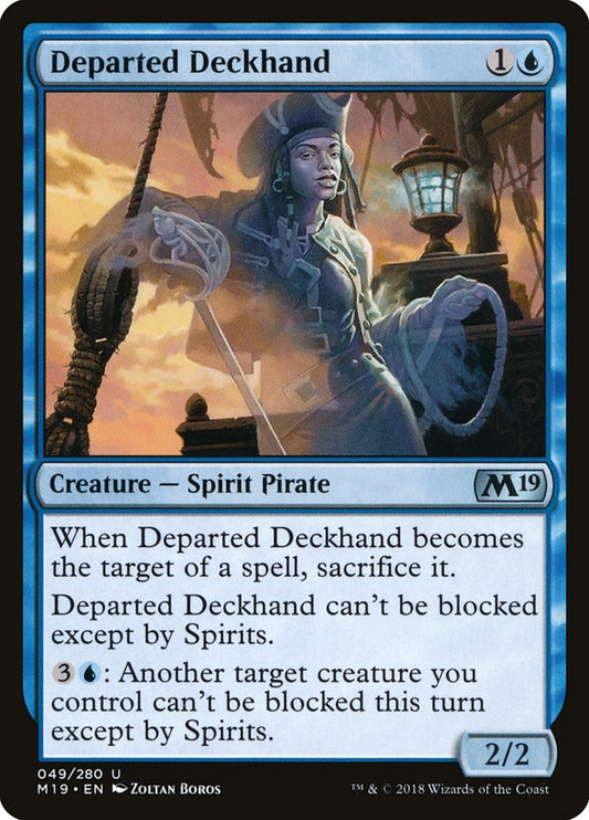 Departed Deckhand [Core Set 2019] [Foil]