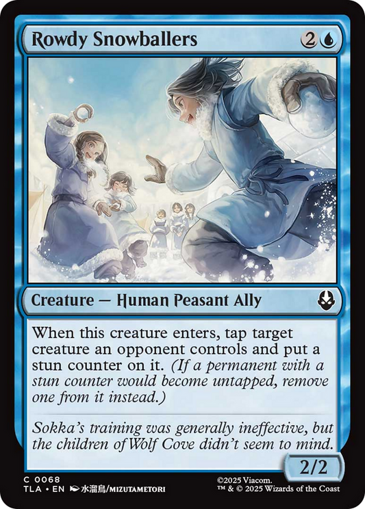 Rowdy Snowballers [Avatar: The Last Airbender] [Foil]