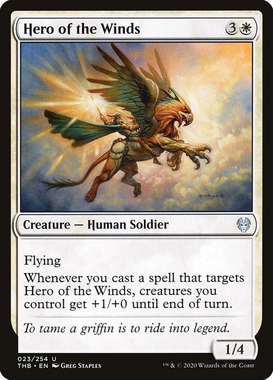 Hero of the Winds [Theros Beyond Death] [Foil]