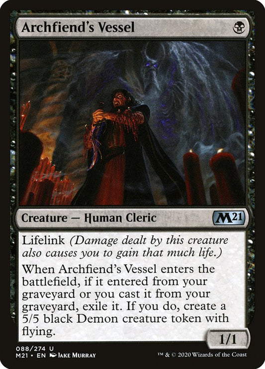 Archfiend's Vessel [Core Set 2021] [Foil]