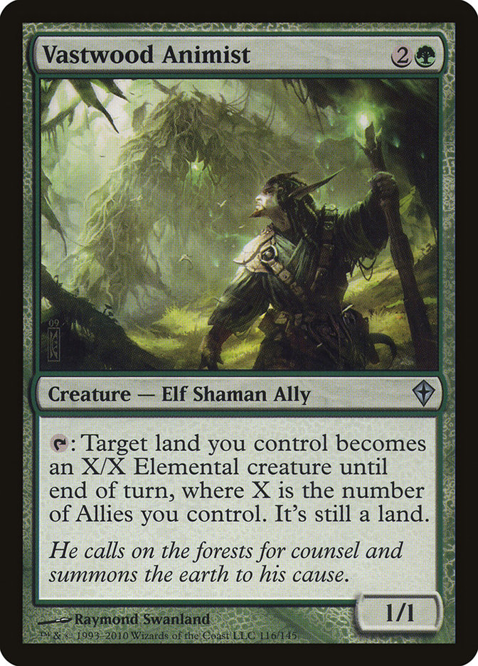 Vastwood Animist [Worldwake] [Foil]