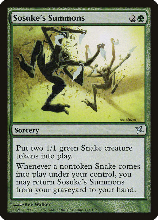 Sosuke's Summons [Betrayers of Kamigawa] [Foil]