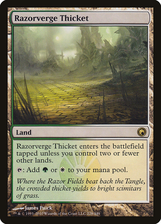 Razorverge Thicket [Scars of Mirrodin] [Foil]