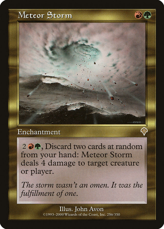 Meteor Storm [Invasion] [Foil]