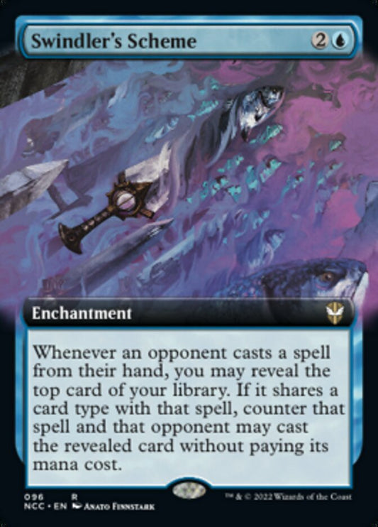 Swindler's Scheme (Extended Art) [Streets of New Capenna Commander] [Foil]