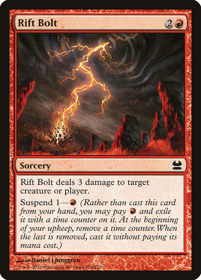 Rift Bolt [Modern Masters] [Foil]