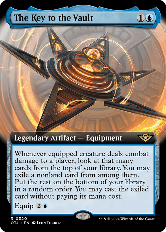 The Key to the Vault (Extended Art) [Outlaws of Thunder Junction] [Foil]