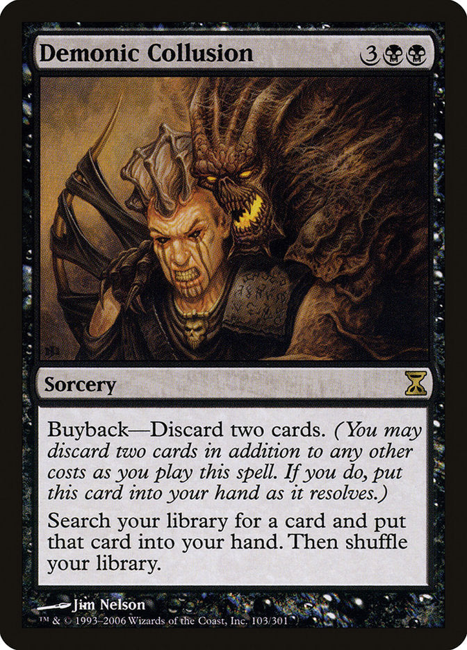 Demonic Collusion [Time Spiral] [Foil]